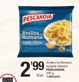 SPAR Fragadis PESCANOVA Anells a la Romana recepta clàssica oferta