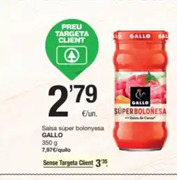 SPAR Fragadis GALLO Salsa súper bolonyesa oferta