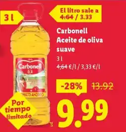 Lidl CARBONELL Aceite de oliva suave oferta