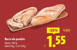 Lidl Barra de pueblo oferta