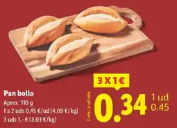 Lidl Pan bollo oferta