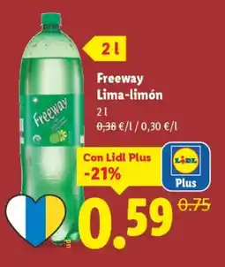 Lidl FREEWAY Lima-limón oferta