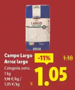 Lidl CAMPO LARGO Arroz largo oferta