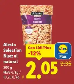 Lidl ALESTO Selection Nuez al natural oferta