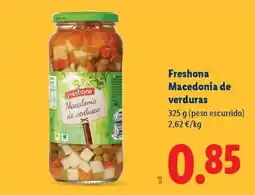 Lidl FRESHONA Macedonia de verduras oferta