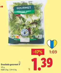 Lidl Ensalada gourmet oferta