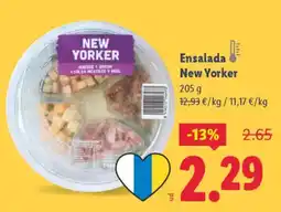 Lidl Ensalada New Yorker oferta