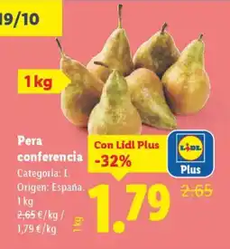 Lidl Pera conferencia oferta