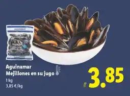 Lidl Aguinamar Mejillones en su jugo oferta