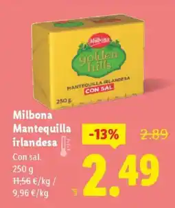 Lidl MILBONA Mantequilla irlandesa oferta