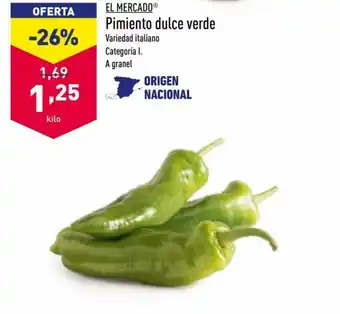 ALDI Pimiento dulce verde A granel oferta