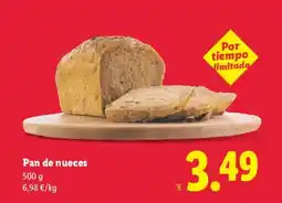 Lidl Pan de nueces oferta