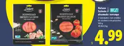 Lidl DELUXE Salmón ahumado noruego oferta