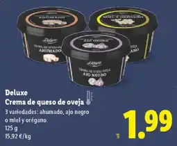 Lidl DELUXE Crema de queso de oveja oferta