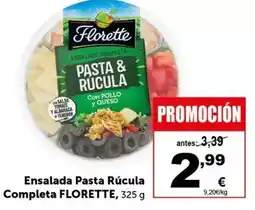 Masymas Florette - ensalada pasta rúcula completa oferta