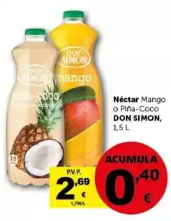 Masymas Don simón - néctar mango o piña-coco oferta