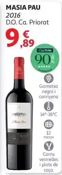 Alcampo Masía pau 2016 oferta