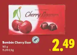 Lidl Bombón Cherry licor oferta