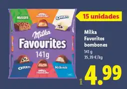 Lidl MILKA Favoritos bombones oferta