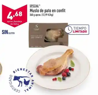ALDI Muslo de Pato en Confit 360 g aprox. oferta