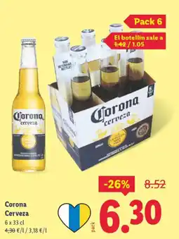 Lidl CORONA Cerveza oferta