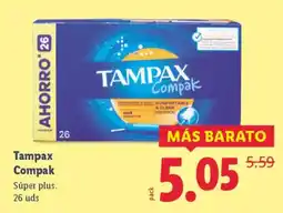 Lidl TAMPAX Compak oferta