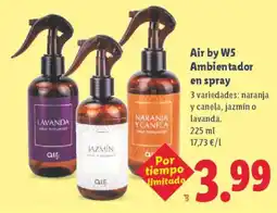 Lidl Air by W5 Ambientador en spray oferta