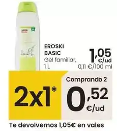 Eroski Eroski basic - gel familiar oferta