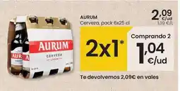 Eroski Aurum - cerveza oferta
