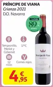 Alcampo Príncipe de viana - crianza 2021 d.o. navarra oferta