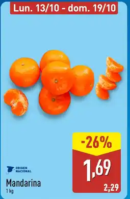 ALDI Mandarina oferta