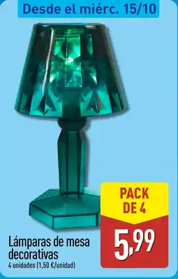 ALDI Lámparas de mesa decorativas oferta