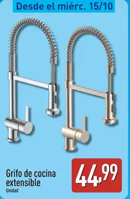 ALDI Grifo de cocina extensible oferta