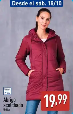 ALDI Abrigo acolchado oferta