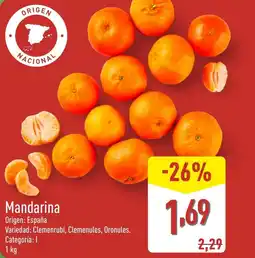 ALDI Mandarina oferta