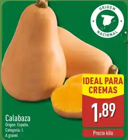 ALDI Calabaza oferta