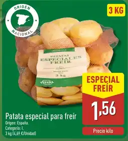 ALDI Patata especial para freír oferta