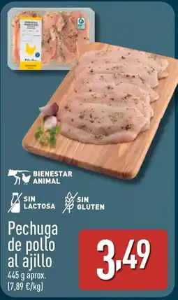 ALDI Pechuga de pollo al ajillo oferta