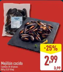 ALDI Mejillón cocido oferta