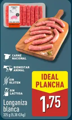 ALDI Longaniza blanca oferta