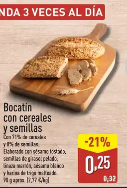 ALDI Bocatín con cereales y semillas oferta