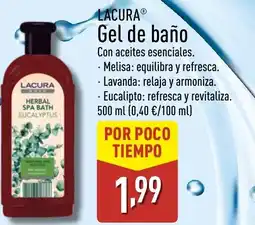 ALDI LACURA Gel de baño oferta