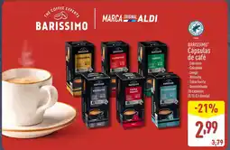 ALDI BARISSIMO Cápsulas de café oferta