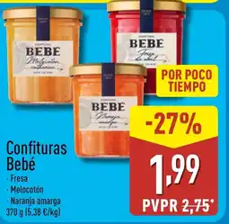 ALDI Confituras Bebé oferta