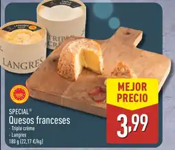 ALDI SPECIAL Quesos franceses oferta