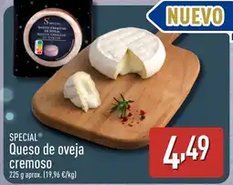 ALDI SPECIAL Queso de oveja cremoso oferta