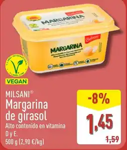 ALDI MILSANI Margarina de girasol oferta
