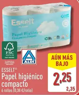 ALDI ESSELT Papel Higiénico compacto oferta