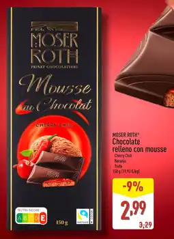 ALDI MOSER ROTH Chocolate relleno con mousse oferta