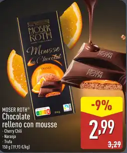 ALDI MOSER ROTH Chocolate relleno con mousse oferta